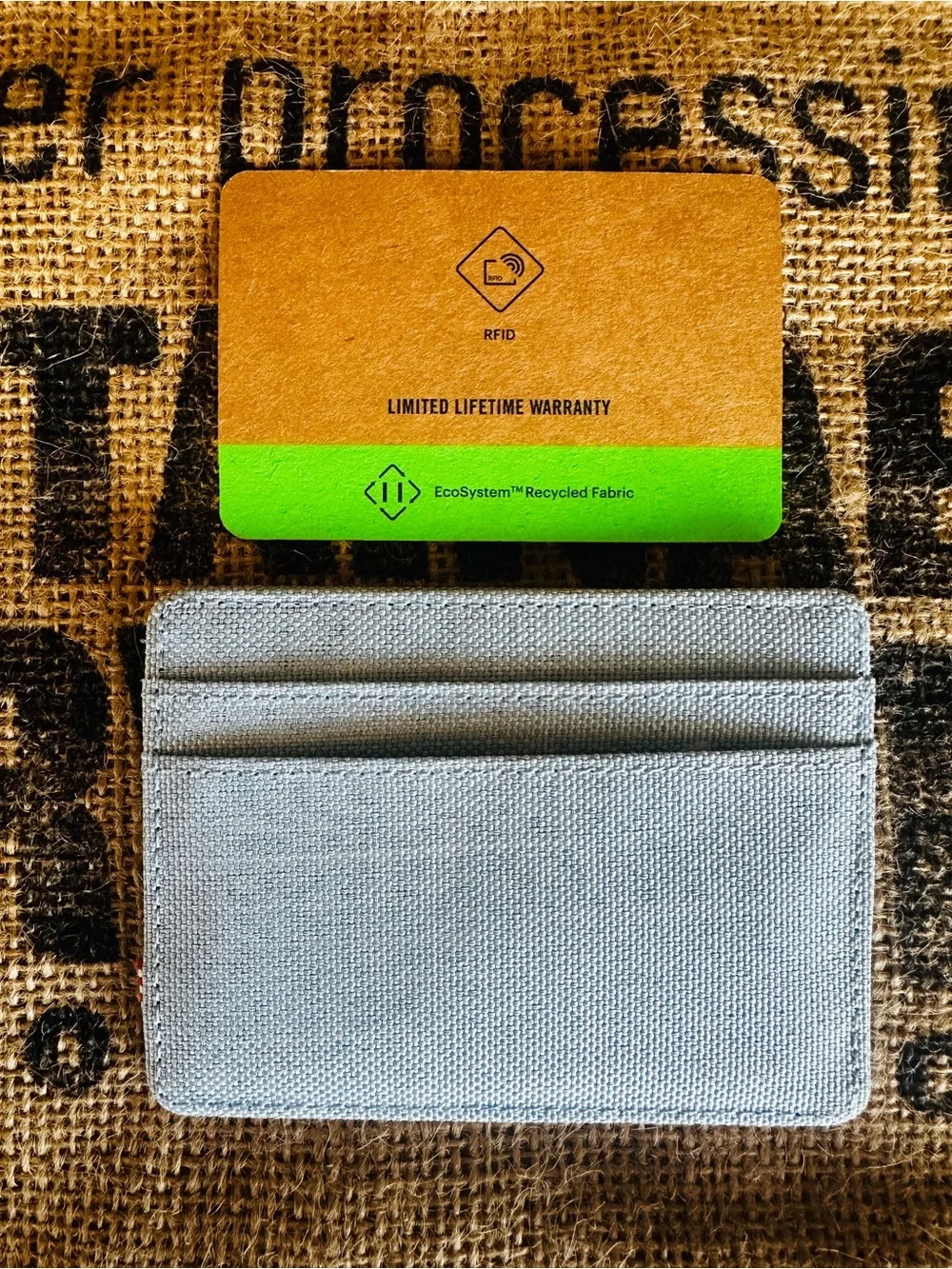HERSCHEL SUPPLY CO Light Blue Card & Key Holder